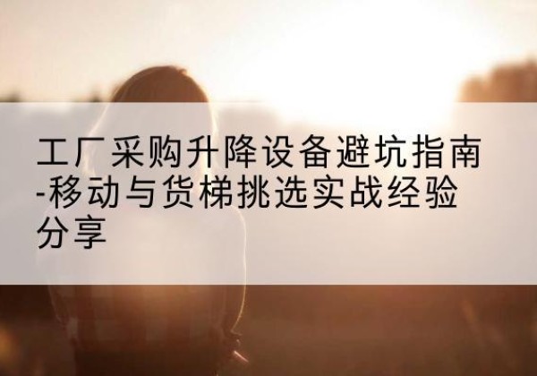 大田移动式升降机怎么选-工厂采购升降设备避坑指南-移动与货梯挑选实战经验分享
